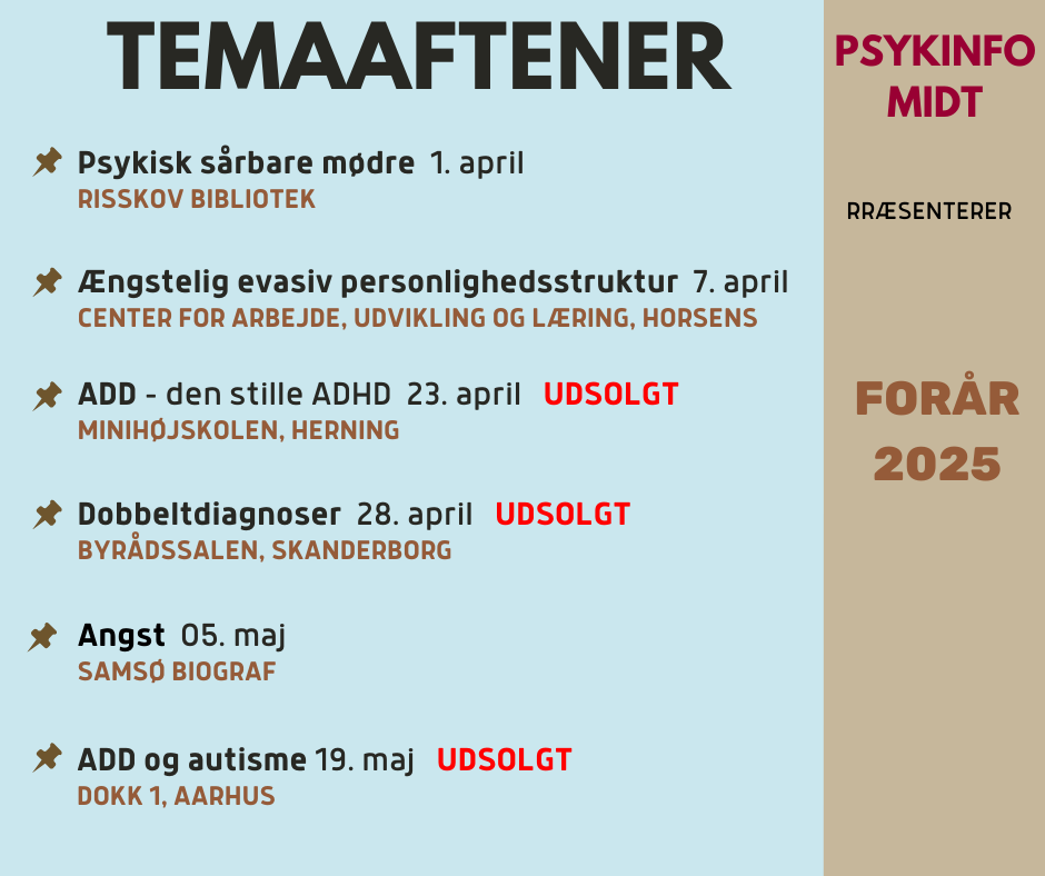 Temaaftener foråret 2025